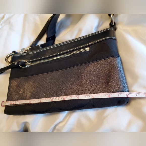 Coach Party Purse Silver & Black - Picture 8 of 9